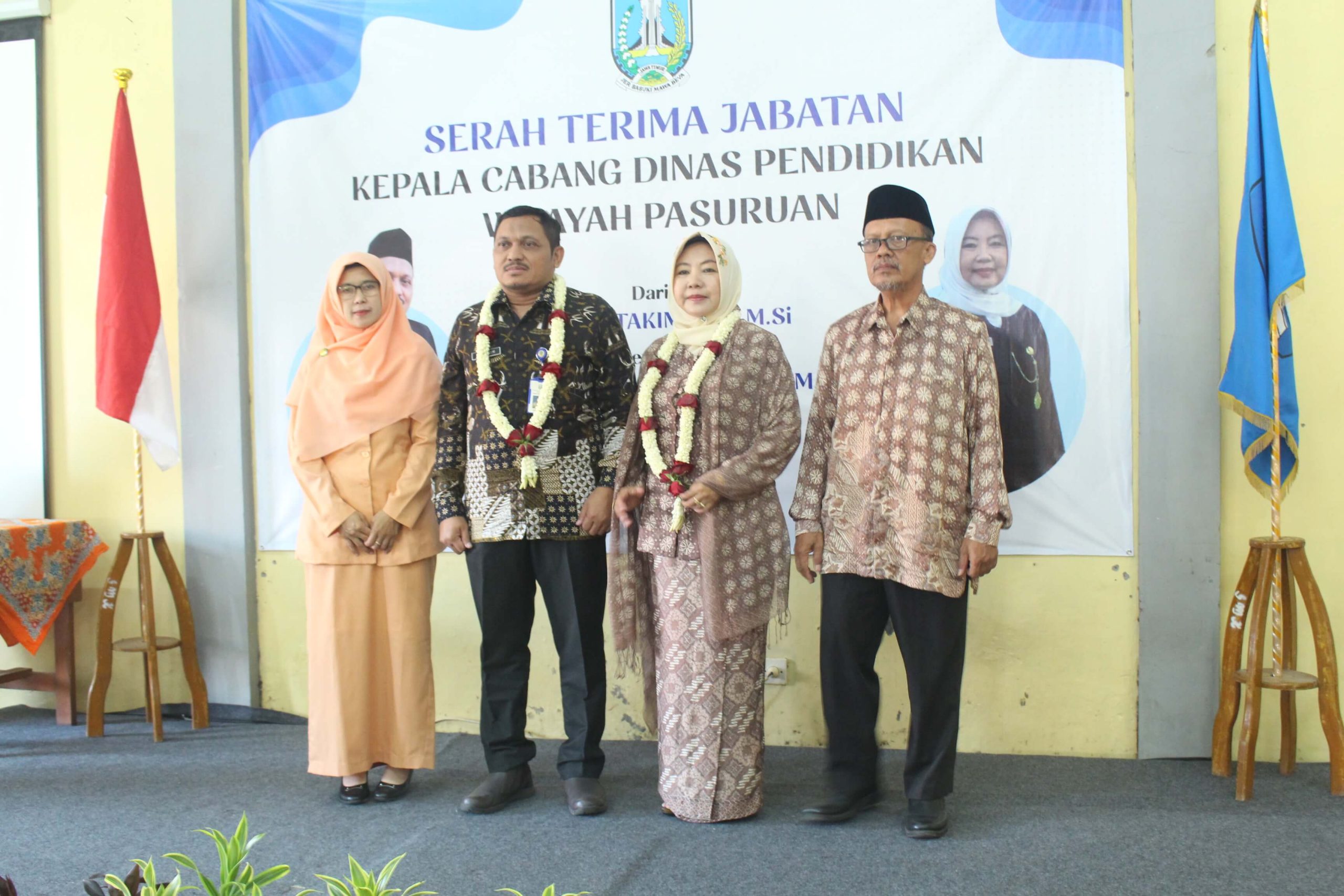 Serah Terima Jabatan Kacabdin Pendidikan Wilayah Pasuruan